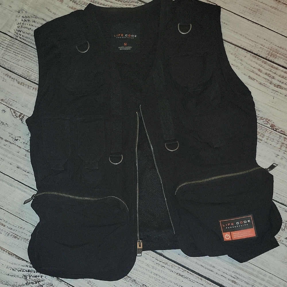 Black Utility Vest
